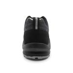 Black Steel Toe Work Shoes Fly Knit / Anti Smashing Safety Shoes