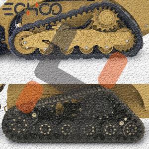 China Compact Track Loader Steel Track Undercarriage Parts multi terrain Loader roller idler sprocket rubber track wholesale