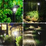 Powerful 400 Lumen 0.5W LED Solar Landscape Spotlights Adjustable Height