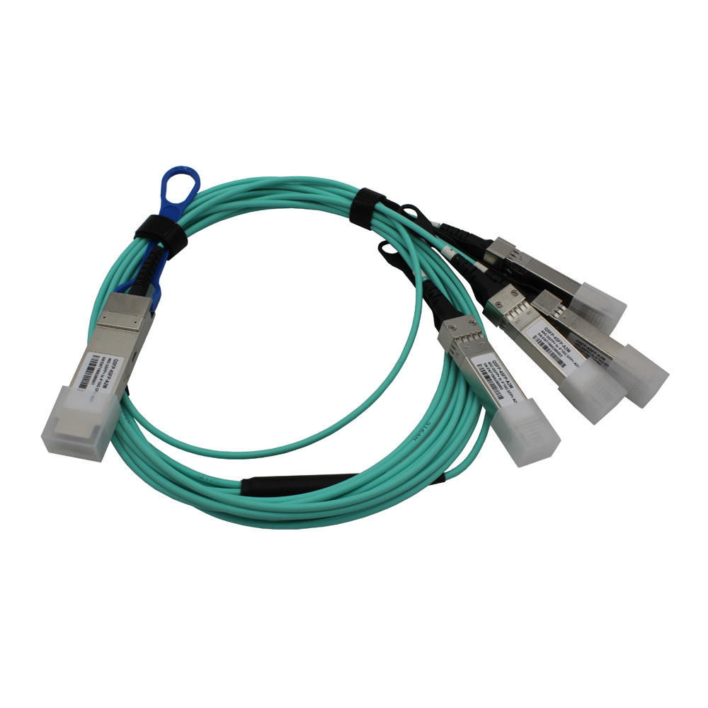 QSFP-4SFP-AxM 1m 3m Active Optical Cables 40G To 4x10G Qsfp Aoc Cable for data Center