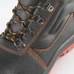 Steel Toe / Steel Plate Mens Genuine Leather Shoes Heavy Duty Winter Boots Slip