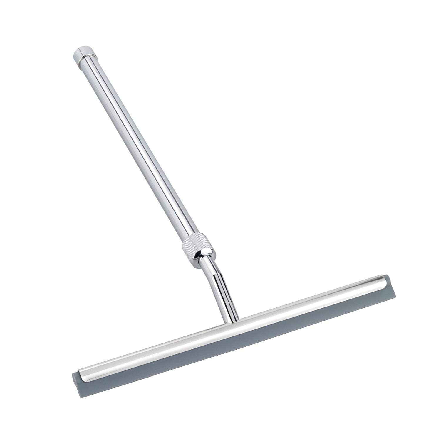 Extension Long Handle Stainless Steel Glass Squeegee with Ajustable Knob