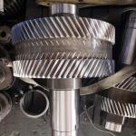 DIN 18CrNiMo7 4 Module 77T Double Helical Gears