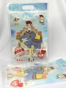 China 2kg Rice Packaging Bag Plastic Custom Printing With Handle Hole wholesale