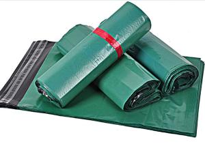 China Green Co-Extruded Plastic Shipping Envelopes Custom Printed Light Weight wholesale