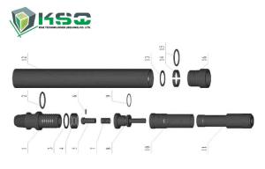 China High Strength Alloy Steel DTH Drilling Tools DTH350-13 Piston Retainer Ring wholesale