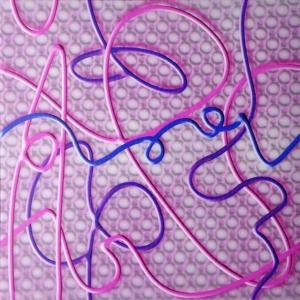 China 500mmx500mm Colorful PVC 3D Board for Wall Decoration Colorful Pattern Magical Space wholesale