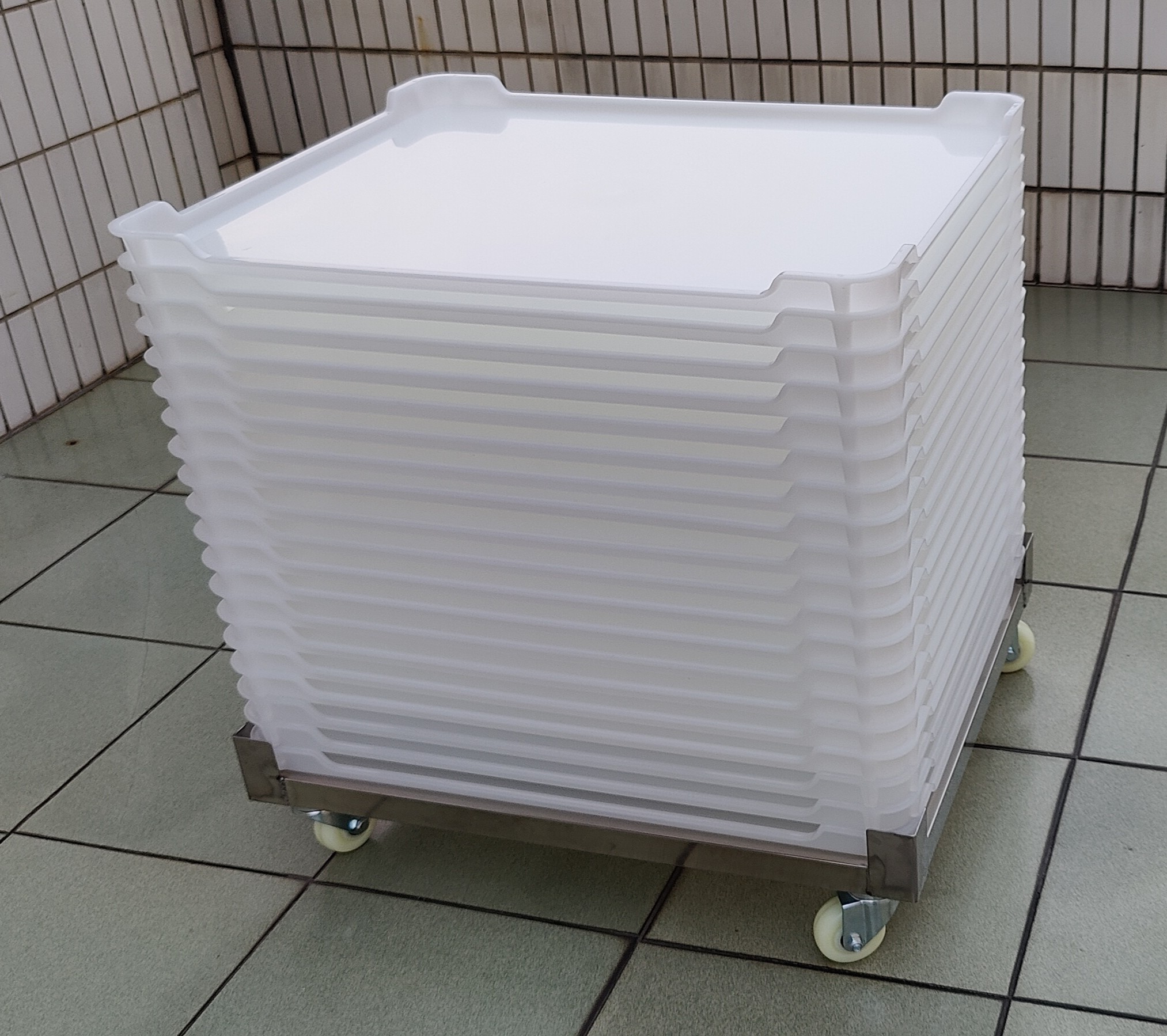 Non Perforated Capsules Softgel Drying Tray Food Grade PP Plastic