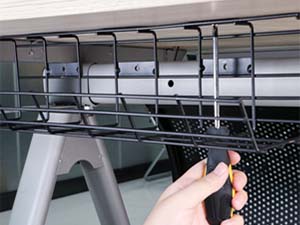 Wire Management Tray for Under Desk Cable Organizer Fabric Type Cable Management Tray