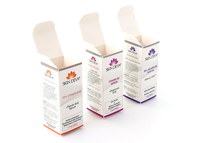 Printed Cosmetic Packaging Box 10cm Hight Vitamin Hyaluronic Acid