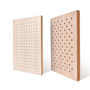 China MDF Panels Sound Proof Ceiling Tiles V Perforated Acoustic Ceiling Panels Custom Size wholesale