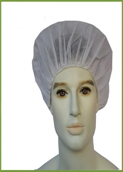 18'' 21'' 24'' Disposable Hair Cover , Disposable Nurse Cap Economic For