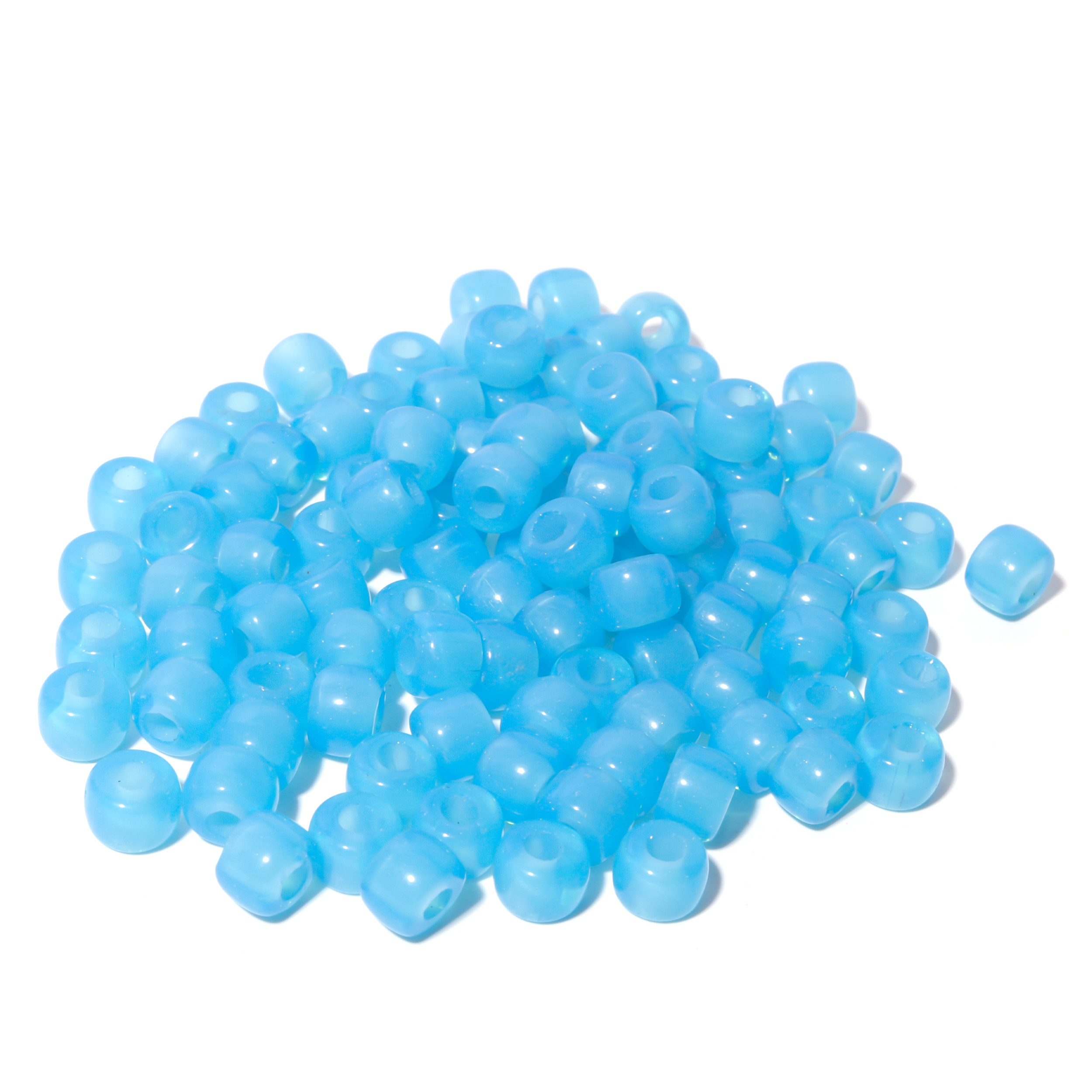 100 Colors Gemstone Forte Beads 6*8mm*2.0 Holes DIY Patterns With Rope