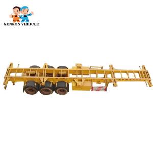 China Air Suspension 12 Tyre Jost Type Container Semi Trailer wholesale