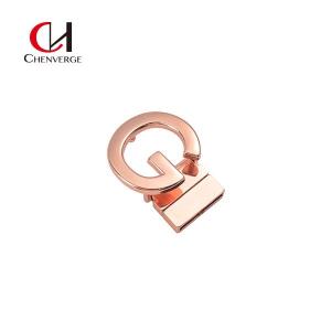 China Practical Antirust Reversible Belt Buckle Lightweight Rose Gold Color wholesale
