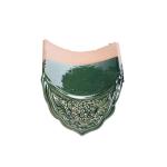 Temple Roofing Ceramic Material Chinese Antique Green Glazed Roof Tiles