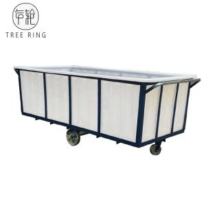 China Roto Molding Heavy Duty 2500L Poly Truck Box For Wet Fabric Industrial wholesale