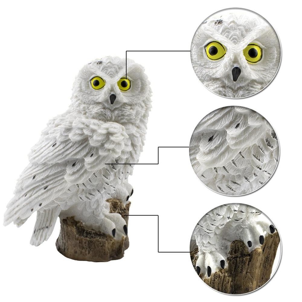 Owl Shape Solar LED Night Light , Solar Powered Lawn Lights For Decoration