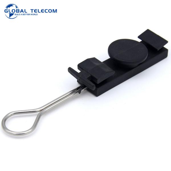 Flat Fiber Optic Cable Clamp S Type drop cable tension clamp FTTH