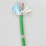 High Flexibility Cat 5e SFTP AWG26 PVC Green RJ45 Ethernet Cable For Industrial
