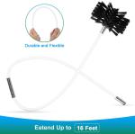 16 Feet Chimney Cleaning Brush 0.6KG For Dryer Vent Cleaning