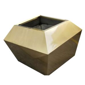 China Rectangular outdoor modern large flower pots square planters wholesale