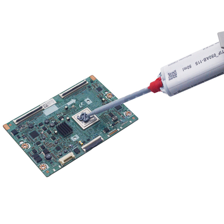 Two-component Silicone Thermally Conductive Gel Material Gap Filler for Electronics Components