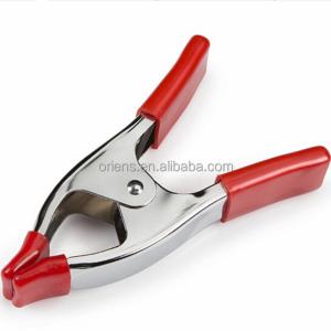 China Metal Spring Clip Clamps 2 4 6 Inch Spring Tent Crocodile Clamp Pointed Mouth Electrician wholesale