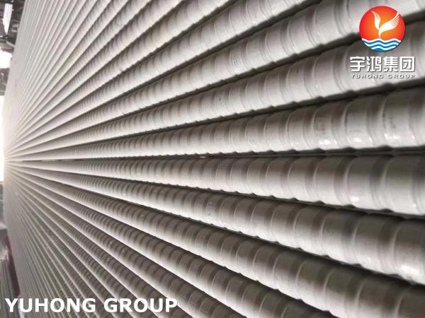 Stainless Steel Corrugated Finned Tube For Heat Exchanger Industrial Cooling