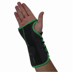 China Universal Lace Up Orthopedic Wrist Brace With Malleable Aluminum Palmer Stay wholesale