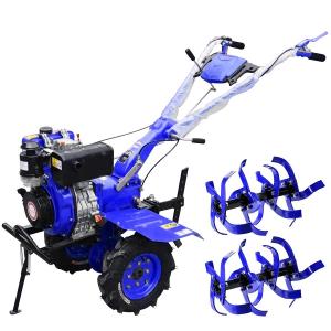 China Diesel 4.05KW Agricultural Tiller Machine 178F Stepless Rotary Ploughing wholesale