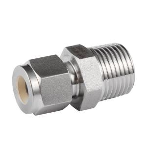 China Excellent Durability Double Ferrule Compression Tube Fittings for Equal Pipe Lines Connect in 304/316 Stainless Steel wholesale