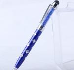 2014 Hot! Crystal pens - metal ball pen -touch screen pen