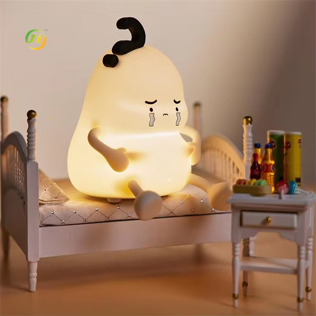 Modern Mini LED Night Table Light Pearl Shape Baby Night Light for Bedroom Home Decor