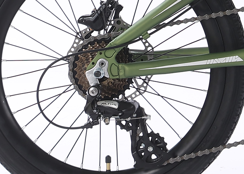 Custom Folding Bicycle SHIMANO ALTUS M310 8S RD Rear Derailleur and Hydraulic Disk Brake Bisiklet for GOMID 20 Foldable Bike