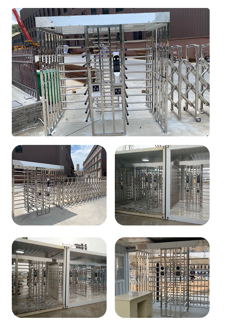 China Factory Made High Quality Automatic Security Revolving Full Height Turnstile Gate Automatic Gate Control 12