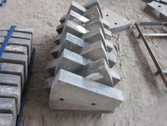 Custom Ni-hard Ball Mill Lining For Dia2.2m Wet Ball Mill Hardness HRC52-65