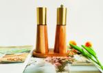 Traditional Stainless Steel Wooden Pepper Spice Mill Set