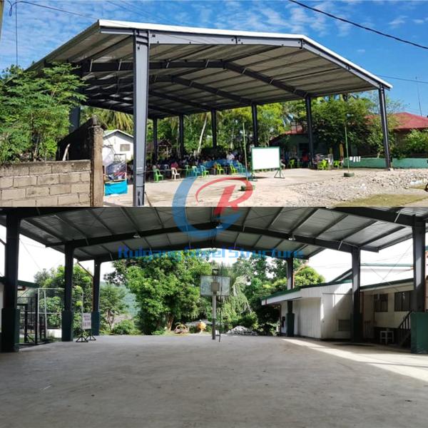 Economical Prefabricated Steel Basketball Court Pre Engineered Steel Structure