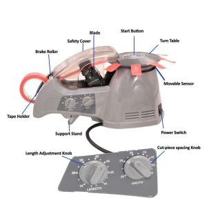 China Auto Turntable Tape Dispenser Zcut 870 25mm Width ABS Material wholesale