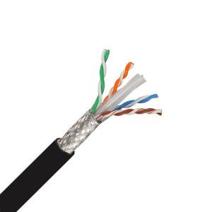 China SFTP Cat6 Network Cable Solid Copper 4 Pair PE 305Mtr Cat6 Ethernet Cable wholesale