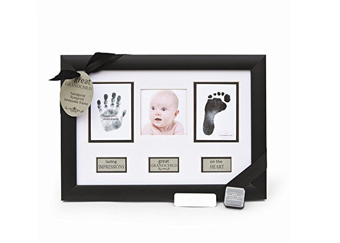 Personalized Keepsake Baby Hand And Footprint Clay Kit Photo Frame