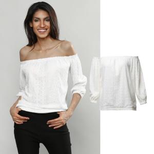 China Newest Design Women Lace Blouse Off Shoulder Design Hot Sale wholesale