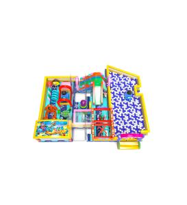 China Large Inflatable Obstacle And Big Ball Pool Children Fun Park wholesale