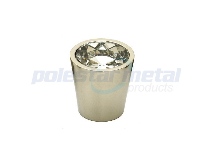 Brushed Cabinet Handles And Knobs Satin Nickel Modern 1 1/16" Cone Cabinet Knob