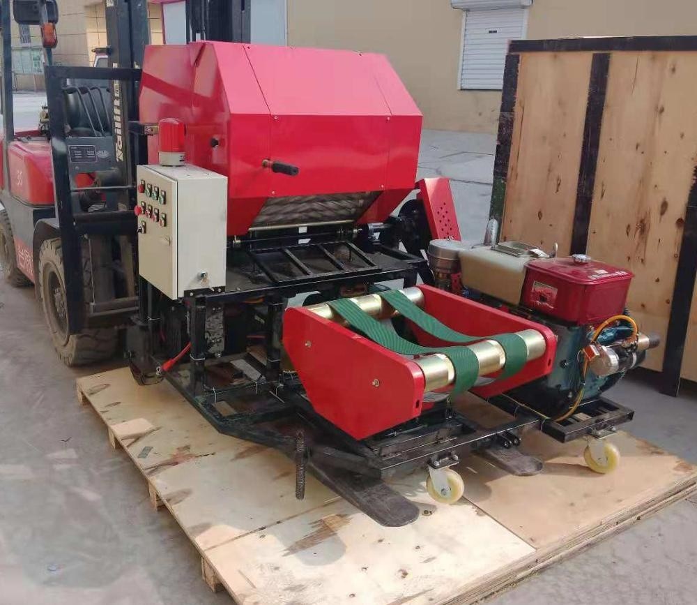 15hp 380V Silage Baler Machine Round Straw Diesel Motor 55bales/Hour
