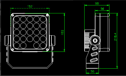 UV resistant IP65 24W LED Pir Floodlight For Park