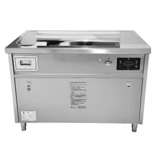 China Rectangle Stainless Steel Japanese Teppanyaki Grill Table Built in Griddle wholesale