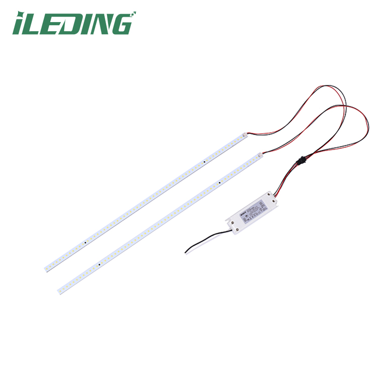 White Magnetic Linear Troffer Retrofit LED Linear retrofit Kit with Color Rendering Index Ra 80