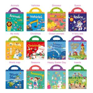 China Removable Toddler Sticker Books Educational Learning Toys Children Sticker Book wholesale